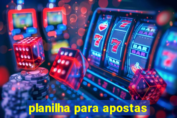 planilha para apostas